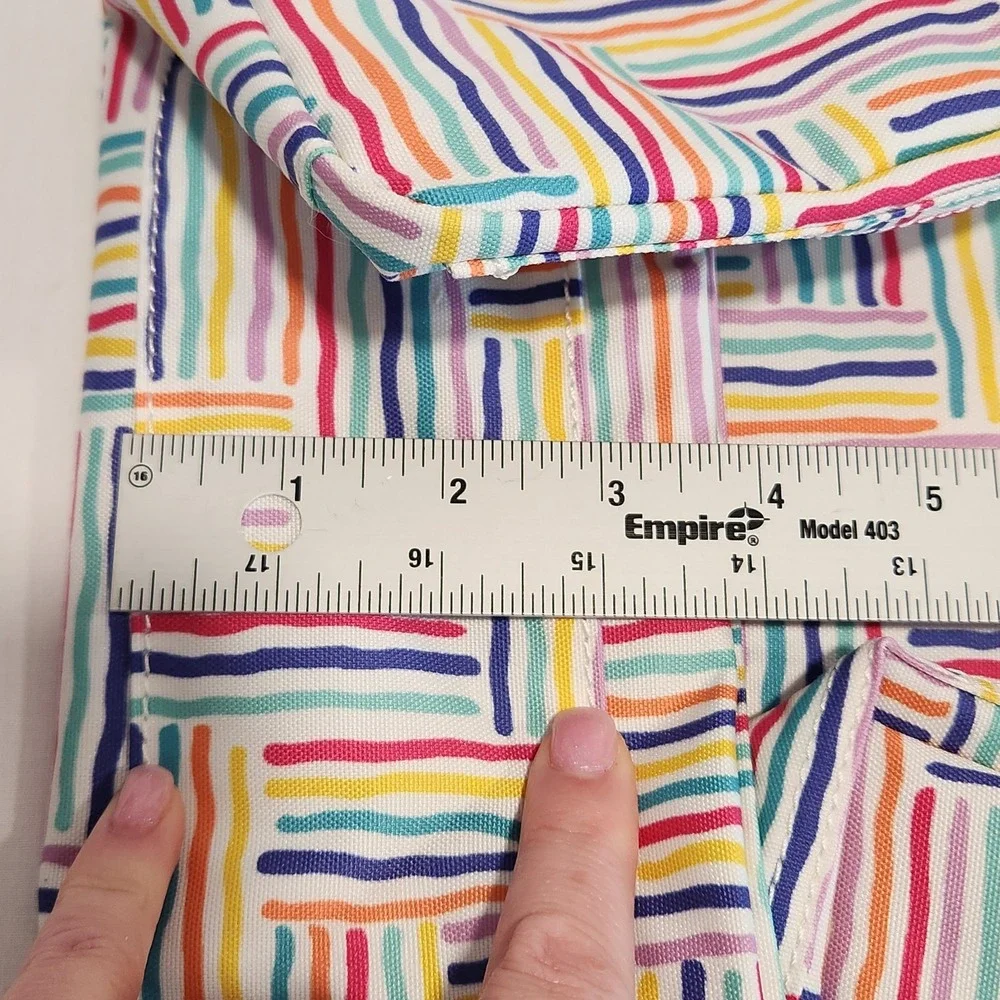 Kipling Kichirou Insulated‎ Crossbody With Handle Lunch Bag Multicolor Stripes